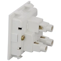 Anchor Roma 10A Multi Socket (White) - 10A, White, 1 Year 